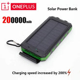 Solar Power Bank 200000mAh Large Capacity Fast Charging