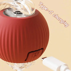Interactive Ball Automatic Rolling Faux Tail Rechargeable