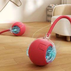Interactive Ball Automatic Rolling Faux Tail Rechargeable