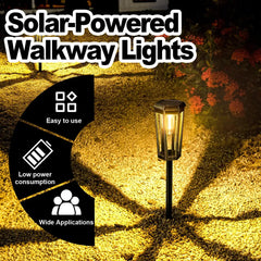 Solar Walkway Led Filament Warm Lamp For Lights Yard Outdoor Lamps