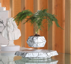 Levitating Marble Plant Pot for Home & Office.