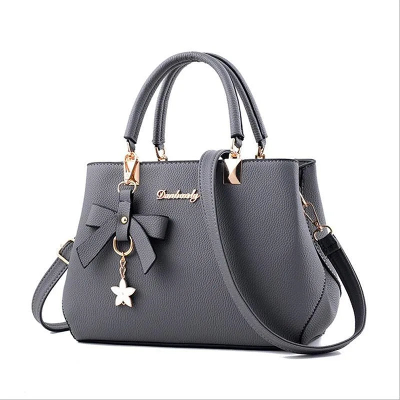 Fashion Solid Color With Bow One Shoulder Bag