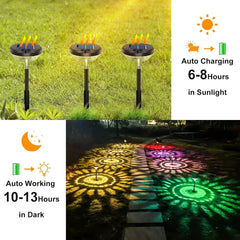 Solar Pathway Lights Multicolor & Warm White LED IP67
