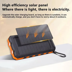 Solar Power Bank 200000mAh Large Capacity Fast Charging